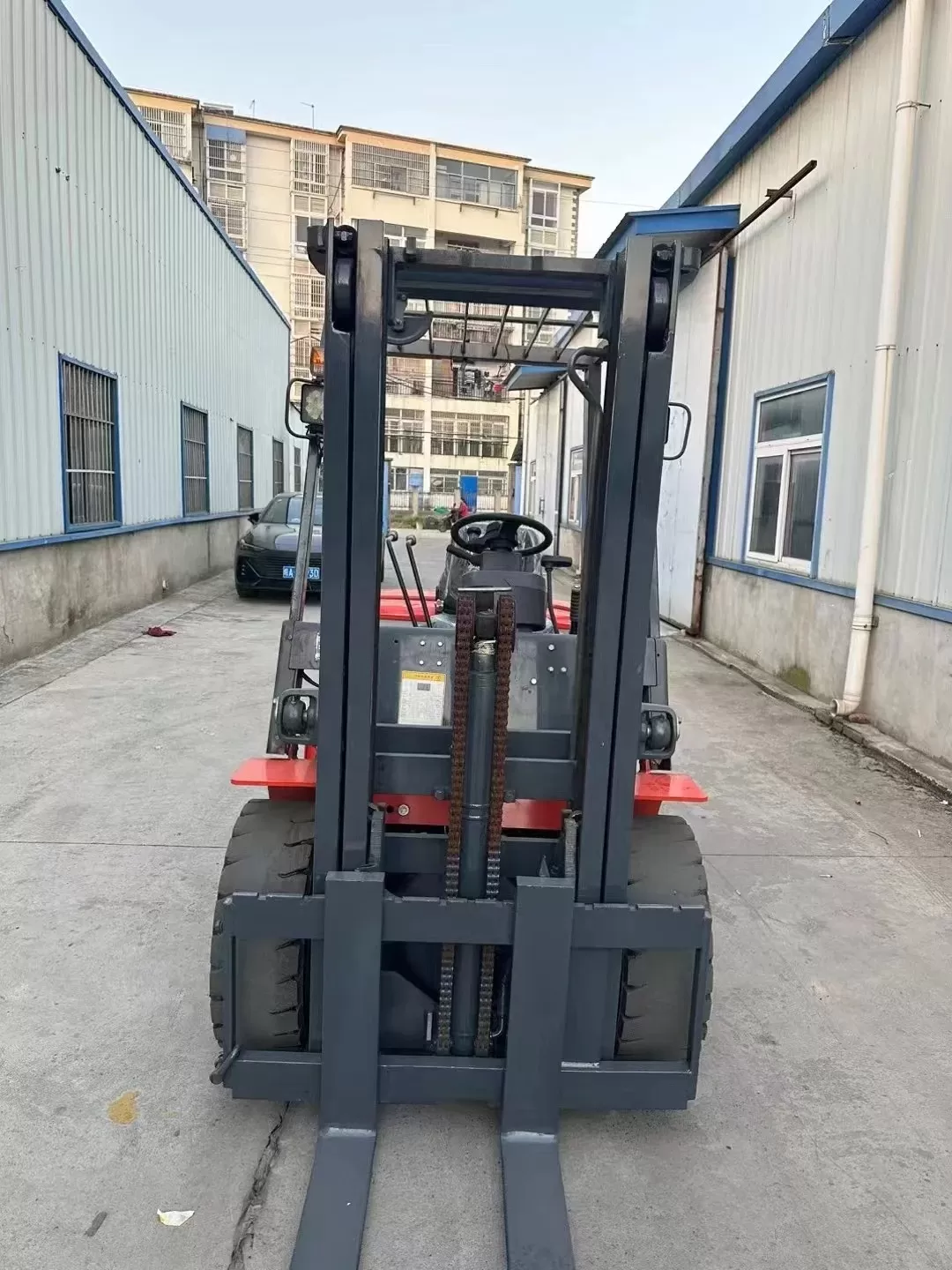 używany mini diesel forklift heli 3ton forklift