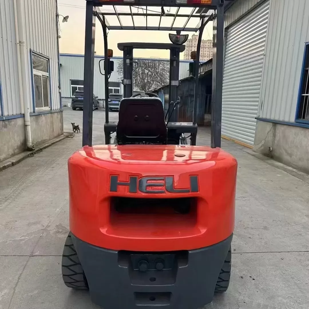 używany mini diesel forklift heli 3ton forklift