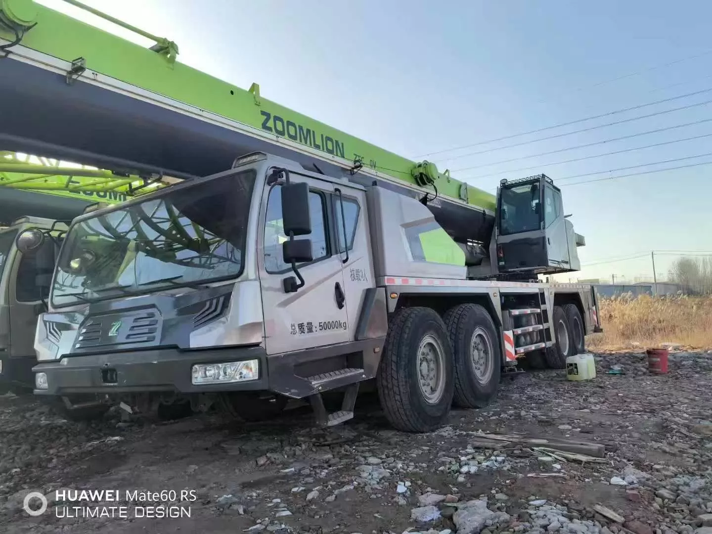 2018 używany dźwig zoomlion 80t żuraw samochodowy dźwig kołowy