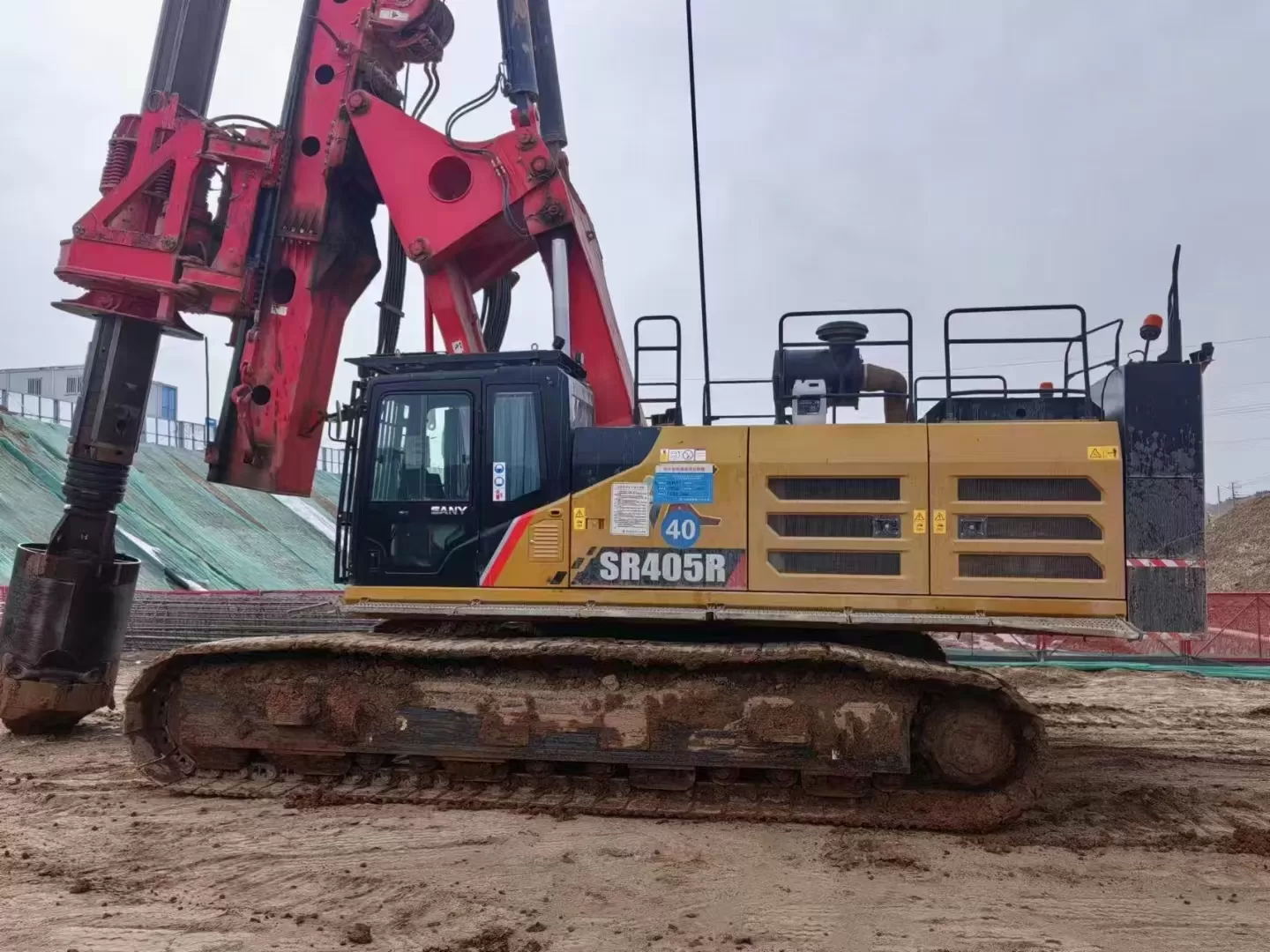 2019 sany piling machinery sr405r koparko-wiertnica obrotowa do badania gleby