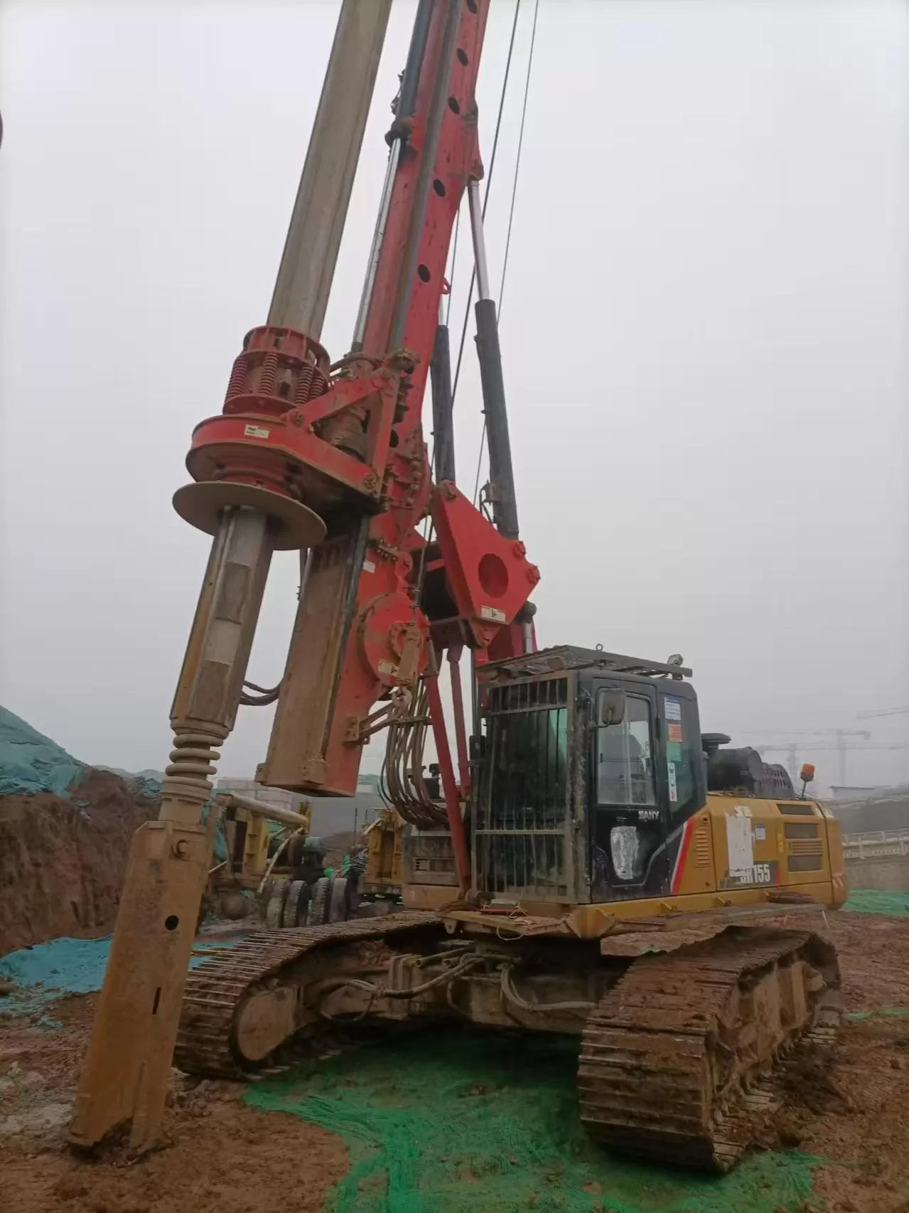 2019 sany piling machinery sr155 koparko-wiertarka obrotowa do wiertarki fundamentowej